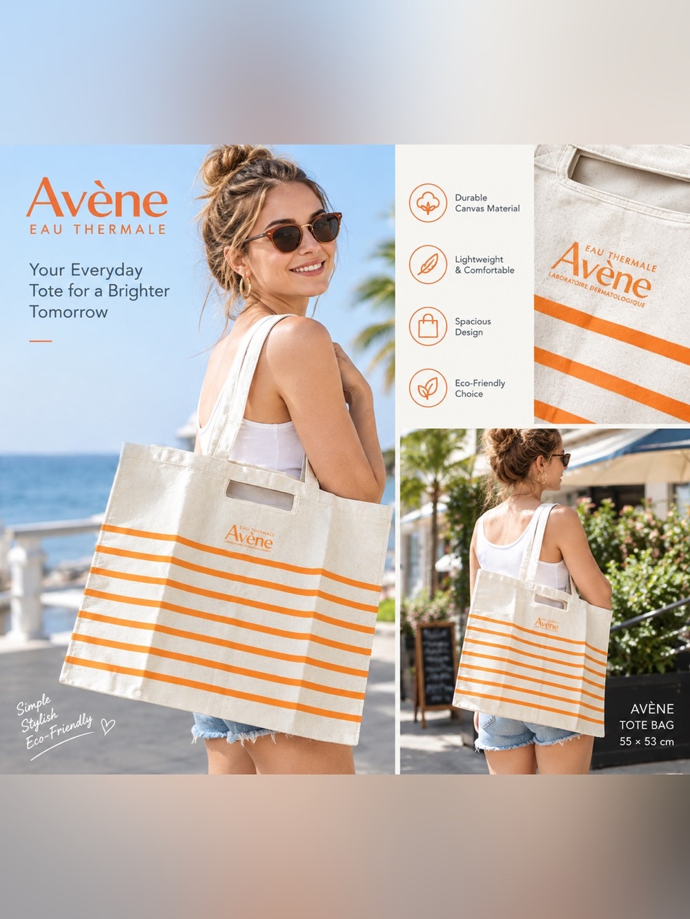 Avene cosmetics tote